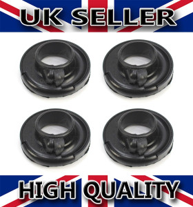 4X REAR LOWER SPRING RUBBER SUSPENSION CUPS FOR VW T5 TRANSPORTER CARAVELLE