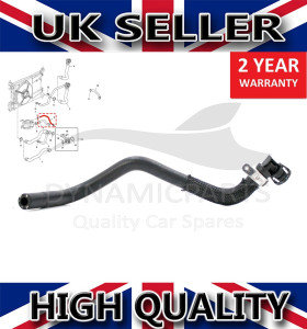 FOR VAUXHALL CORSA D MERIVA B WATER HOSE THERMOSTAT HOUSING TO HEADER TANK