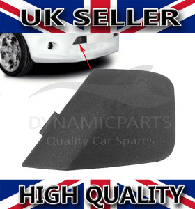 FRONT BUMPER TOWING EYE COVER BLACK FOR FORD FIESTA MK7 2008-2012 1532222