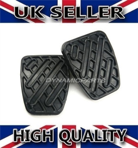 FOR PAIR OF BRAKE & CLUTCH PEDAL PAD RUBBERS COVER FOR QASHQAI (MANUAL) 2007-16