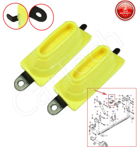 2X REAR LEAF SUSPENSION BUMP STOP RUBBER BUFFERS FOR FORD TRANSIT MK6 4409292