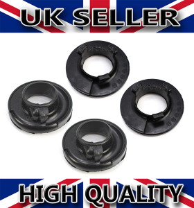 2X REAR LEFT AND RIGHT AXLE UPPER + LOWER SPRING RUBBER SETS FOR TRANSPORTER T5