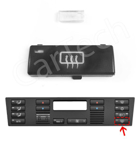FOR BMW E53 E39 M5 X5 REPLACEMENT CLIMATE CONTROL PANEL AIR REAR DEFROST BUTTON