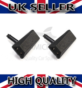2X FOR VW GOLF POLO PASSAT FRONT WINDSCREEN WASHER JETS NOZZLE WATER SPRAYER